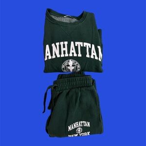 Zara Dark Green Sweatshirt